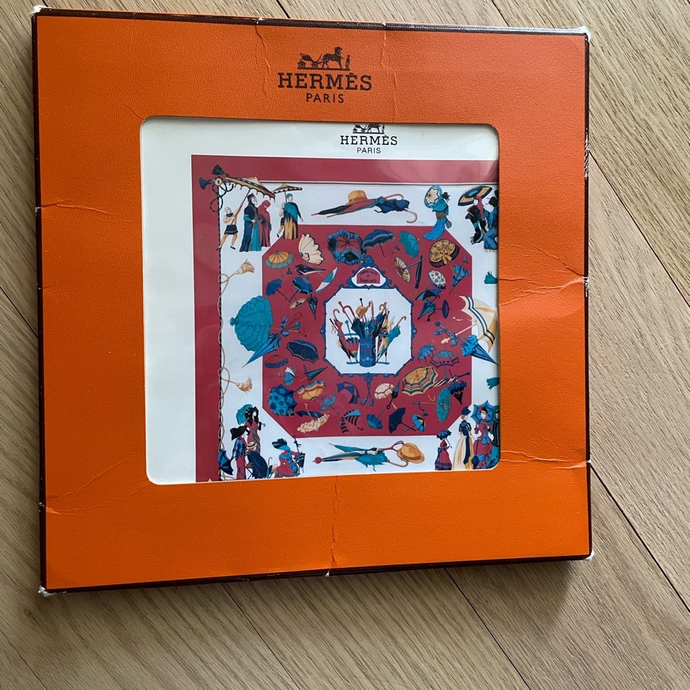Hermes Ombrelles et parapluies Silk Scarf-Authentic